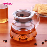 HARIO 日本原装进口云朵咖啡壶V60滴滤式式家用耐热玻璃咖啡下壶分享壶  360ML