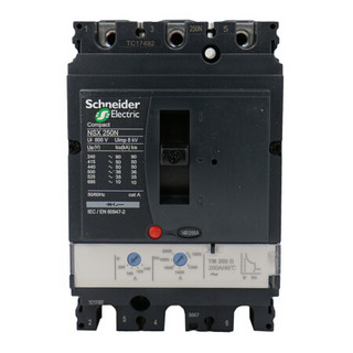 施耐德电气（Schneider Electric）塑壳配电保护断路器 NSX250F TM250D 250A 3P  LV431630 可定制