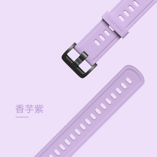 AMAZFIT 彩色硅胶表带22mm 香芋紫