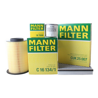 曼牌(MANNFILTER)滤清器套装 空气滤空调滤机油滤(福克斯/翼虎/沃尔沃)