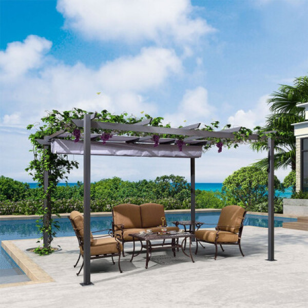 商品紫叶(ziye)葡萄架户外凉亭庭院实木楼顶花园简易组装遮阳棚露台