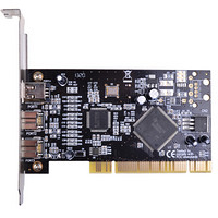 moge 魔羯 PCI转1394扩展卡 MC1228 1394A/1394B转接卡 德州仪器TI芯片 800/400火线卡