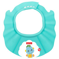 费雪（Fisher Price）婴儿洗头帽浴帽防水护耳儿童洗发帽宝宝洗澡洗头神器可调节 蓝色小海马 婴儿玩具用品