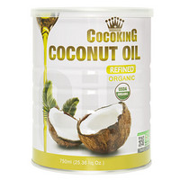 菲律宾原装进口 椰冠（cocoking）椰子油烹饪精炼无椰香椰油 750ML *3件