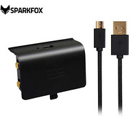 闪狐 （SparkFox）  XBOX ONE X/S无线游戏原装手柄充电电池套装锂电池2000mAh高容量+3M充电线配件