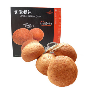 凑单品：麦香威尔 全麦餐包 140g *2件