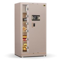 黑石保险柜高1.5米全钢防盗办公家用大型保险箱指纹密码入墙超大空间保险箱 玫瑰金