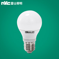 雷士照明 NVC Lighting  Lighting照明光彩系列LED球泡e27大口 5W 白光 6500k