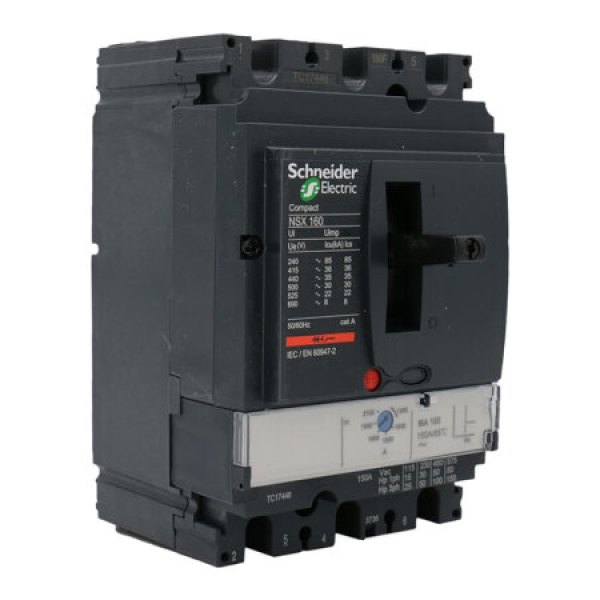 nsx160n tm125d 125a 3p 手动 固定式 塑壳配电保护断路器 lv430841