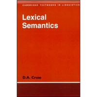Lexical Semantics 词汇语义学