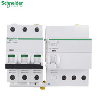 施耐德电气（Schneider Electric）断路器 空气开关 Acti 9系列iC65N 3P 40A带漏保