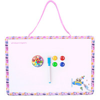 AUCS 20*30cm 儿童画板 挂式学生学习磁性小白板涂鸦板 粉色JL10