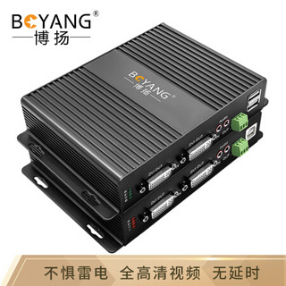 博扬(BOYANG）BY-DVI-L-1Aa-232-USB DVI光端机+环出+独立双向音频+232数据+USB 全高清光端机非压缩光端机