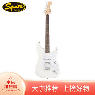 芬达（Fender）Squier Bullet HSS AWT 电吉他 新款子弹系列ST型固定琴桥单单双线圈初学入门电吉他珍珠白色