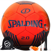 斯伯丁(SPALDING)CLASSIC系列红/荧光色5号机缝足球64-951Y