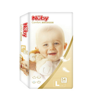 努比（nuby）铂金装纸尿裤大号L54片[9-14kg] *3件