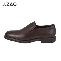 J.ZAO 京东京造 男士一脚蹬皮鞋