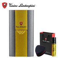 Tonino Lamborghini 德尼露·兰博基尼打火机电子充气打火机蓝焰直冲防风打火机生日节日礼物TTR015030银色