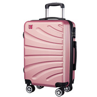 SWISSGEAR 瑞士军刀 万向轮拉杆箱旅行箱登机箱 SA-6324 玫瑰金 20英寸