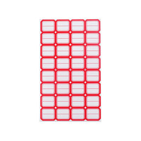 浩立信（LISON）301红色*50张 29*24mm(32枚/张) 不干胶粘纸贴 标签贴纸 自粘性标贴纸 口取纸 口曲纸