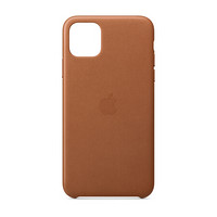 Apple iPhone 11 Pro Max 皮革保护壳 - 鞍褐色