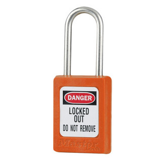 MASTERLOCK/玛斯特锁 工业安全挂锁 工程塑料锁 不锈钢锁梁 电力锁 S31 橙色