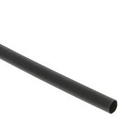 RS Pro欧时 热缩套管 黑色 聚烯烃, 3:1 套管直径 6.4mm 套管长度 1.2m