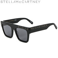 丝黛拉麦卡妮(StellaMcCartney)太阳镜女 墨镜 灰色镜片黑色镜框SC0170S 002 51mm