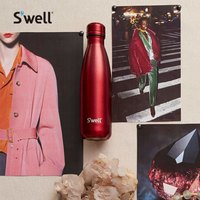 美国Swell 宝石系列双层保温杯保冷杯星巴克杯子男女便携车载 红宝石500ml