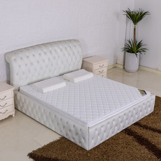 家乐美梦宝 床垫 天然乳胶+3D椰棕  软硬两面 席梦思 舒适针织面料 可拆洗RY013 白色1.5*2.0*0.08米