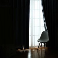 FOOJO 遮光窗帘 窗帘成品 遮阳帘隔热防晒帘 卧室阳台客厅窗帘布艺 挂钩式1.9米宽*2.2米高 单片装