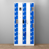 中伟智能手机柜存放柜电子存包柜手机寄存柜电子储物柜智能柜—30门可定制可选颜色