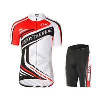 迈森兰 MYSENLAN 骑行服套装 男子春夏自行车骑行服骑行裤 17K-侠影短套红色 L