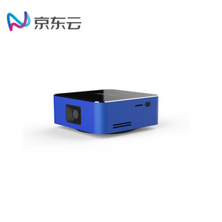 京东云 夏新（Amoi）R15 微型投影仪 家用 投影机 便携（旗舰级硬件 语音遥控 支持侧投 1080P）套餐二 蓝色