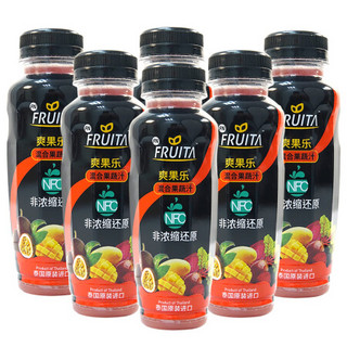 泰国进口 爽果乐 NFC混合果蔬汁 250ml*6瓶 *4件