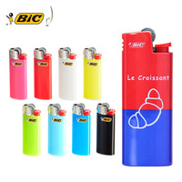 比克(BIC)J5金属打火机套法国食物--羊角面包+J5混色打火机礼盒(8支)