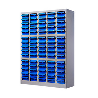 苏美特零件柜元件资料柜效率柜螺丝收纳箱75抽蓝色款