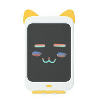 京东京造 液晶手写板 儿童绘画涂鸦 电子写字板绘画板绘图板 10英寸猫咪卡通款 黄白色
