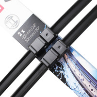 博世(BOSCH)雨刷器/雨刮器进口专用神翼无骨24/20对装(宝马进口X5/X6)