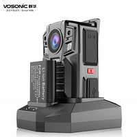 群华(VOSONIC)D7专业级执法记录仪1296P标配2块电池拍照录像录音随身携带128G