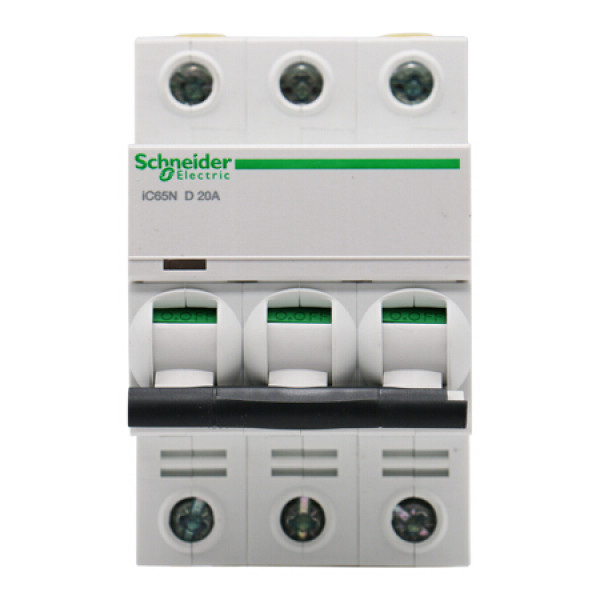 商品施耐德电气 空气开关 ic65n 3p d20a a9f19320 微型断路器