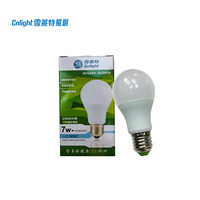 雪莱特（Cnlight）BPZ630-765.E27 小恒星7W LED球泡6500K  E27 50个/箱