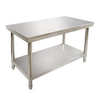 驰界（chijie）加厚不锈钢工作台案板厨房专用三层家用台面切菜桌子商用