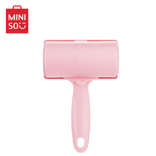 名创优品（MINISO）粘毛器尘自营滚筒衣服去毛刷撕纸大被子物床单大小号3卷粉色