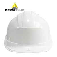 代尔塔（DELTAPLUS）102008 高密度聚丙烯(PP) 石英3型安全帽 白色 1个(需另配JUGALPHA下颚带) 定制款