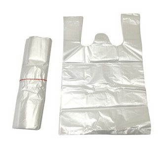 联舵（LIANDUO）白色塑料袋 24cm*37cm 拎手10cm    /个 可定制