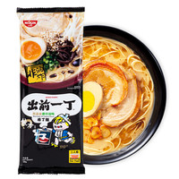 中国香港 日清(日清食品 NISSIN)出前一丁 棒丁面 日式拉面 方便面 黑蒜油猪骨汤味 186g