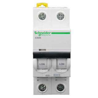 Schneider 施耐德小型断路器 iC65N 2P D32A  A9F19232