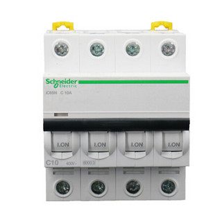 Schneider 施耐德小型断路器 iC65N 4P C20A  A9F18420