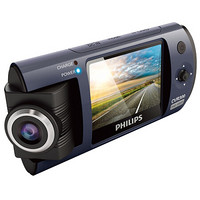 飞利浦（PHILIPS）CVR300行车记录仪 全高清1080P 180度可旋转镜头+64GB内存卡套装